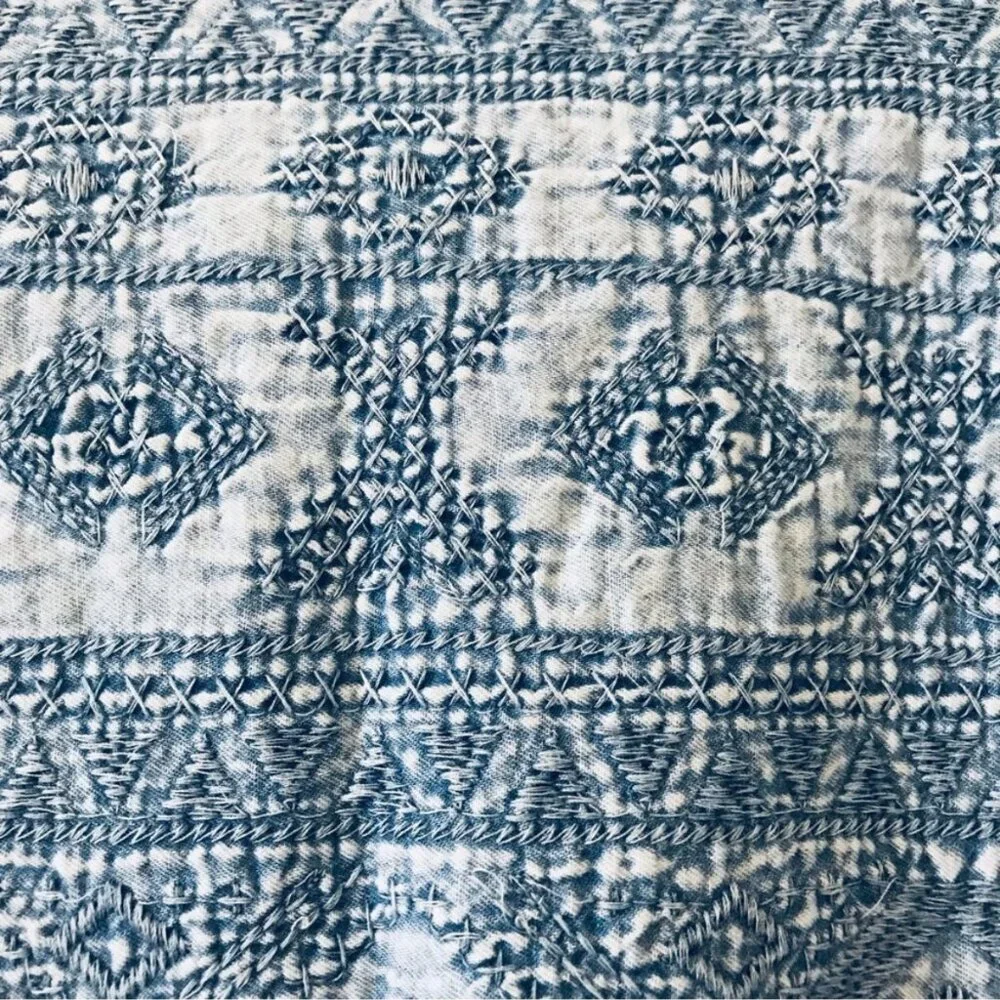 Vintage America Blue Tunic Top - Picture 6 of 10